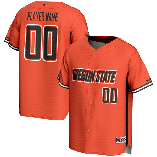 Oregon State Beavers NIL Pick-A-Player Lightweight Baseball Jersey - Orange