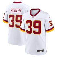 Jeremy Reaves Washington Commanders Football Jersey, White Sportswear Jersey Shirt, Lightweight Breathable Athletic Jersey, Casual Gift for Men
