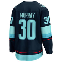 Matt Murray Seattle Kraken Hockey Jersey, Blue Breakaway Home Sportswear Jersey Shirt, Long Sleeve Hockey Sweater Jersey, Casual Gift for Men