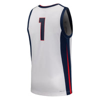 Gonzaga Bulldogs Basketball Jersey, White Replica Sportswear Jersey Shirt, Sleeveless Athletic Tank Jersey, Casual Gift for Men
