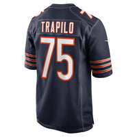 Ozzy Trapilo Chicago Bears Football Jersey, Navy Game Sportswear Jersey Shirt, Lightweight Breathable Athletic Jersey, Casual Gift for Men