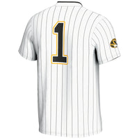 Missouri Tigers Softball Jersey, White Sportswear Jersey Shirt, Lightweight Breathable Athletic Jersey, Casual Gift for Men, Style 200146397