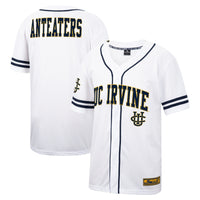 UC Irvine Anteaters Free Baseball Jersey, White Sportswear Jersey Shirt, Lightweight Breathable Athletic Jersey, Casual Gift for Men