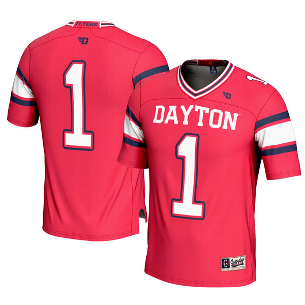 #1 Dayton Flyers Football Jersey – Red
