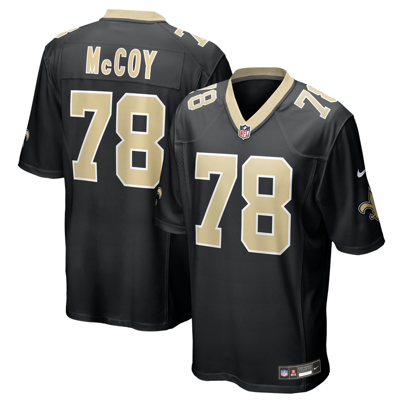 Erik Mccoy New Orleans Saints Football Jersey, Black Game Sportswear Jersey Shirt, Lightweight Breathable Athletic Jersey, Casual Gift for Men