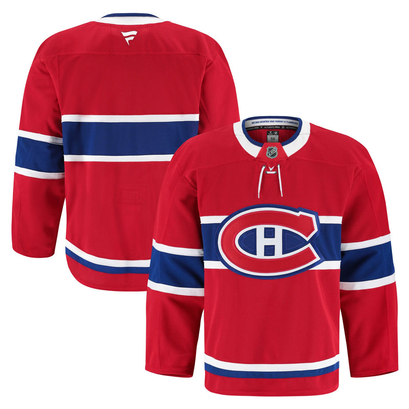 Montreal Canadiens Hockey Jersey, Red Authentic Sportswear Jersey Shirt, Long Sleeve Hockey Sweater Jersey, Casual Gift for Men, Style 201897974