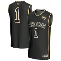 Wake Forest Demon Deacons Basketball Jersey, Black Fashion Sportswear Jersey Shirt, Sleeveless Athletic Tank Jersey, Casual Gift for Men