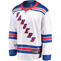 New York Rangers Hockey Jersey, White Breakaway Away Sportswear Jersey Shirt, Long Sleeve Hockey Sweater Jersey, Casual Gift for Men