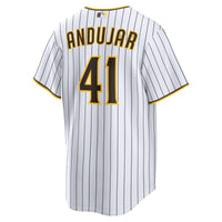 Miguel Andujar San Diego Padres Baseball Jersey, White Sportswear Jersey Shirt, Lightweight Breathable Athletic Jersey, Casual Gift for Men