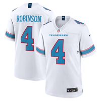 Wan'Dale Robinson Tennessee Titans Football Jersey, White Sportswear Jersey Shirt, Lightweight Breathable Athletic Jersey, Casual Gift for Men