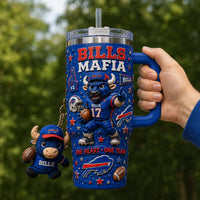 BUF Mafia - One Heart, One Team Wraparound Tumbler