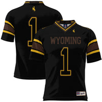 Wyoming Cowboys Football Jersey, Black Sportswear Jersey Shirt, Lightweight Breathable Athletic Jersey, Casual Gift for Men