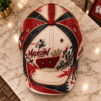 WIS Crowned in Crimson - Graffiti Badger Vintage Cap