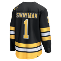 Jeremy Swayman Boston Bruins Hockey Jersey, Sportswear Jersey Shirt, Long Sleeve Hockey Sweater Jersey, Casual Gift for Men, Style 203661358