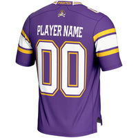 ECU Pirates Football Jersey, Purple Sportswear Jersey Shirt, Lightweight Breathable Athletic Jersey, Casual Gift for Men