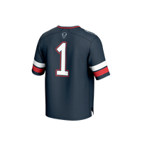 Howard Bison Collegiate Football Jersey, Navy Fashion Sportswear Jersey Shirt, Lightweight Breathable Athletic Jersey, Casual Gift for Men