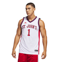 St. John's Red Storm Basketball Jersey, White Replica Home Sportswear Jersey Shirt, Sleeveless Athletic Tank Jersey, Casual Gift for Men