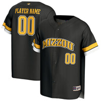 Missouri Tigers Baseball Jersey, Black Sportswear Jersey Shirt, Lightweight Breathable Athletic Jersey, Casual Gift for Men, Style 202415170