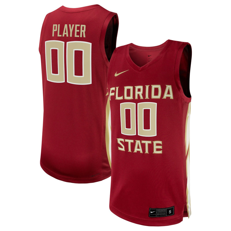Florida State Seminoles Basketball Jersey, Garnet Replica Sportswear Jersey Shirt, Sleeveless Athletic Tank Jersey, Casual Gift for Men