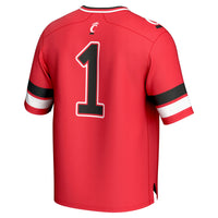 Cincinnati Bearcats Football Jersey, Red Sportswear Jersey Shirt, Lightweight Breathable Athletic Jersey, Casual Gift for Men, Style 202220771