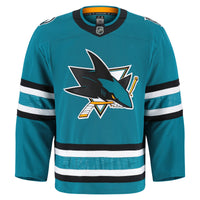 San Jose Sharks Hockey Jersey, Teal Authentic Sportswear Jersey Shirt, Long Sleeve Hockey Sweater Jersey, Casual Gift for Men, Style 201897982