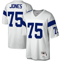 Deacon Jones Los Angeles Rams Football Jersey, White Sportswear Jersey Shirt, Lightweight Breathable Athletic Jersey, Casual Gift for Men