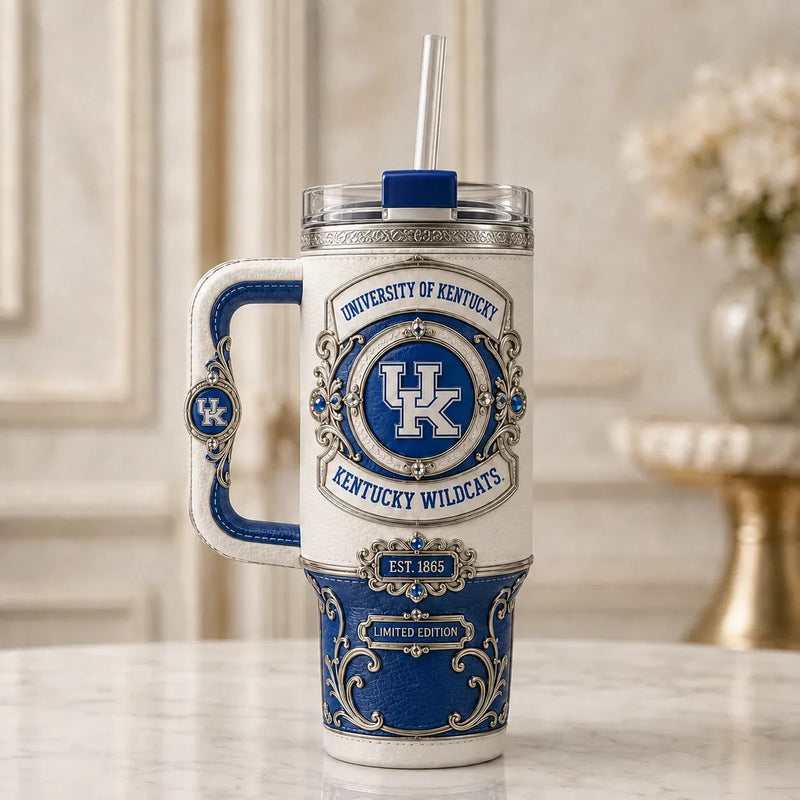 UK Crest Study - Ivory, Royal Blue and Ornamental Calm