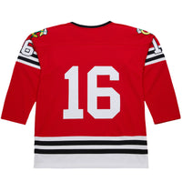 Bobby Hull Chicago Blackhawks Hockey Jersey, Scarlet Sportswear Jersey Shirt, Long Sleeve Hockey Sweater Jersey, Casual Gift for Men