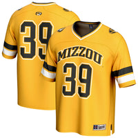 Missouri Tigers Football Jersey, Gold Fashion Lightweight Sportswear Jersey Shirt, Lightweight Breathable Athletic Jersey, Casual Gift for Men