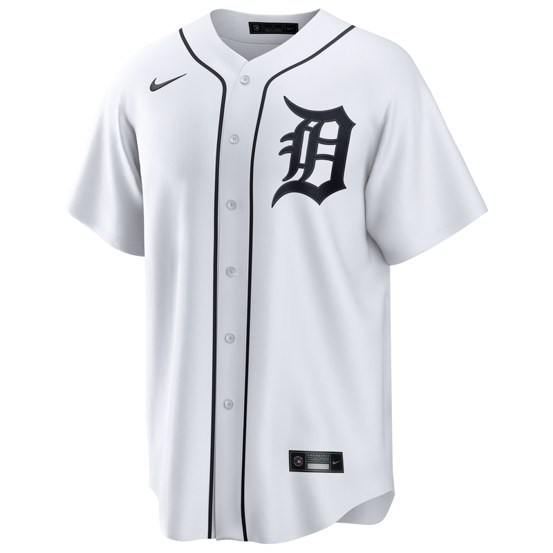 Detroit Tigers Baseball Jersey, White Sportswear Jersey Shirt, Lightweight Breathable Athletic Jersey, Casual Gift for Men, Style 203182779