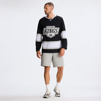 Los Angeles Kings Hockey Jersey, Black Sportswear Jersey Shirt, Long Sleeve Hockey Sweater Jersey, Casual Gift for Men, Style 201897998