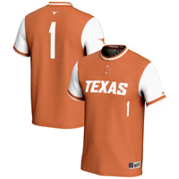 Texas Longhorns Softball Jersey, Burnt Sportswear Jersey Shirt, Lightweight Breathable Athletic Jersey, Casual Gift for Men, Style 200146416