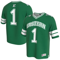 Eastern Michigan Eagles Football Jersey, Green Fashion Sportswear Jersey Shirt, Lightweight Breathable Athletic Jersey, Casual Gift for Men