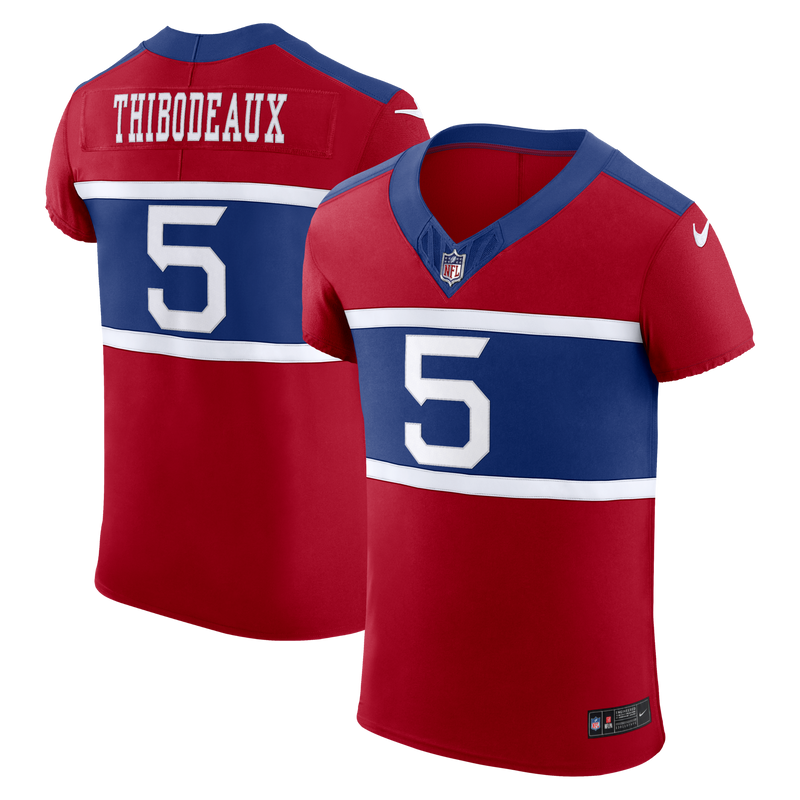 Kayvon Thibodeaux New York Giants Football Jersey, Red Sportswear Jersey Shirt, Lightweight Breathable Athletic Jersey, Casual Gift for Men