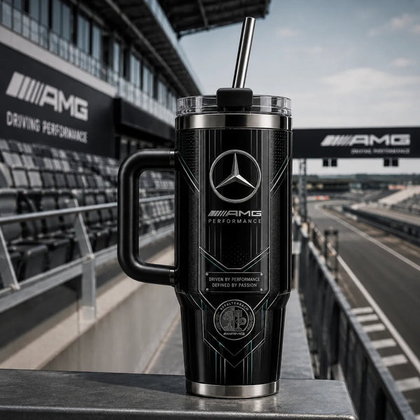 Black Panel Precision - MB AMG Tumbler With Quiet Confidence - main