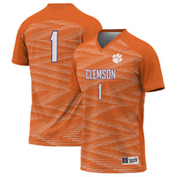 Clemson Tigers Soccer Jersey, Orange Sportswear Jersey Shirt, Lightweight Breathable Athletic Jersey, Casual Gift for Men, Style 200422986