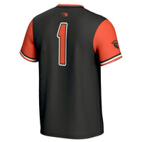 Oregon State Beavers Softball Jersey, Black Fashion Sportswear Jersey Shirt, Lightweight Breathable Athletic Jersey, Casual Gift for Men