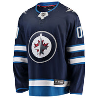 Winnipeg Jets Hockey Jersey, Blue Breakaway Home Sportswear Jersey Shirt, Long Sleeve Hockey Sweater Jersey, Casual Gift for Men, Style 2791517
