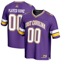 ECU Pirates Football Jersey, Purple Fashion Sportswear Jersey Shirt, Lightweight Breathable Athletic Jersey, Casual Gift for Men