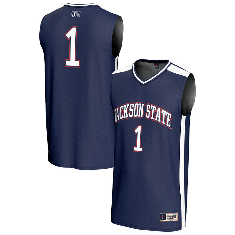 Jackson State Tigers Basketball Jersey, Royal Fashion Lightweight Sportswear Jersey Shirt, Sleeveless Athletic Tank Jersey, Casual Gift for Men