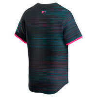 Miami Marlins Baseball Jersey, Black Limited Sportswear Jersey Shirt, Lightweight Breathable Athletic Jersey, Casual Gift for Men