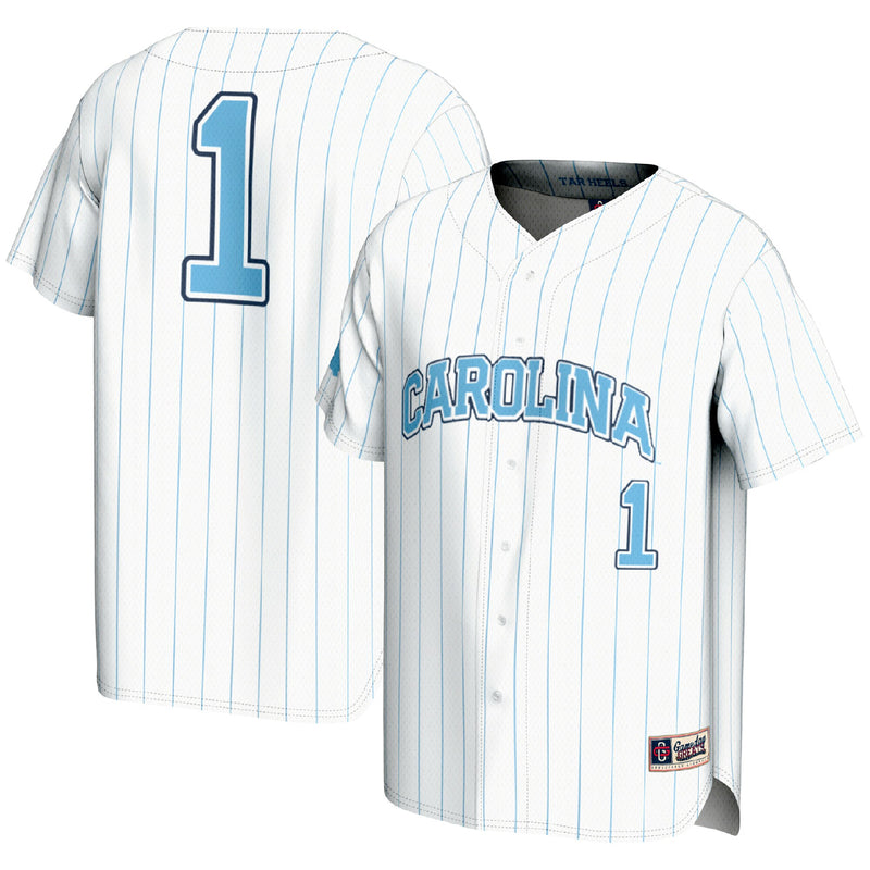 North Carolina Tar Heels Baseball Jersey, Sportswear Jersey Shirt, Lightweight Breathable Athletic Jersey, Casual Gift for Men, Style 201421396