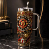 MUN Heraldic Ornament - Crimson and Gold Tumbler