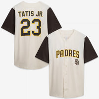 San Diego Padres Baseball Jersey, Cream Fashion Sportswear Jersey Shirt, Lightweight Breathable Athletic Jersey, Casual Gift for Men