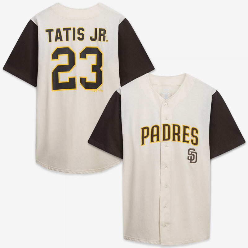 San Diego Padres Baseball Jersey, Cream Fashion Sportswear Jersey Shirt, Lightweight Breathable Athletic Jersey, Casual Gift for Men