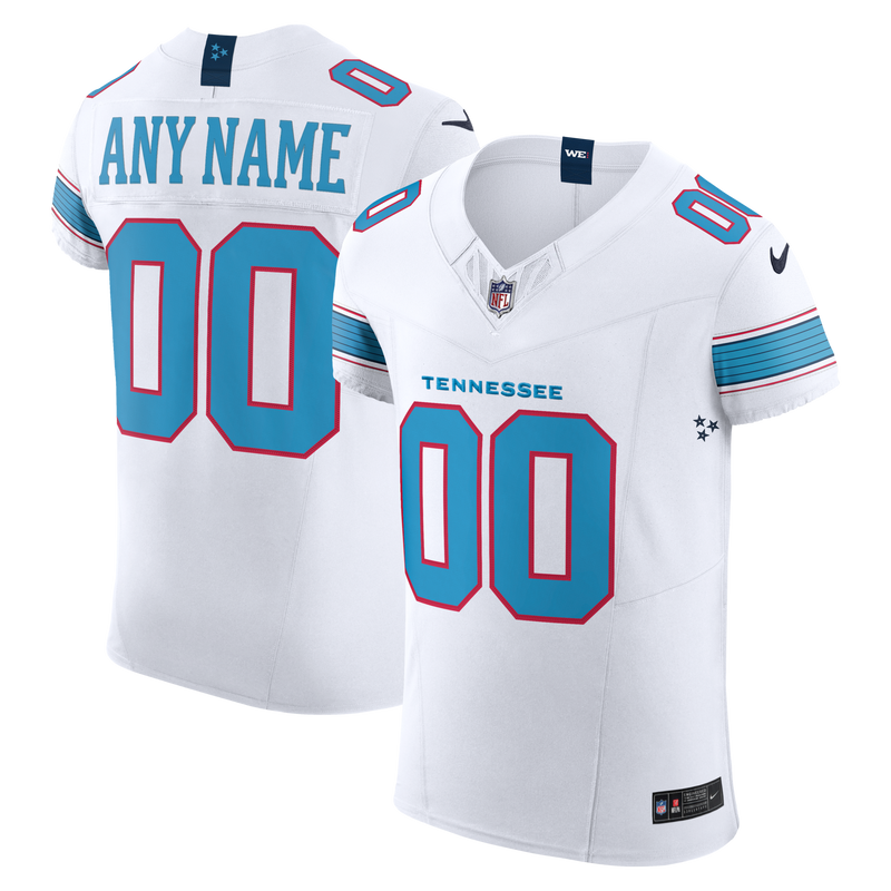 Tennessee Titans Football Jersey, White Elite Sportswear Jersey Shirt, Lightweight Breathable Athletic Jersey, Casual Gift for Men