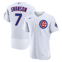 Dansby Swanson Chicago Cubs Baseball Jersey, White Sportswear Jersey Shirt, Lightweight Breathable Athletic Jersey, Casual Gift for Men