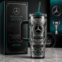 MB Silver Order - Teal Jewelled Emblem Tumbler