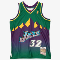 Utah Jazz Basketball Jersey, Green Authentic Swingman Sportswear Jersey Shirt, Sleeveless Athletic Tank Jersey, Casual Gift for Men