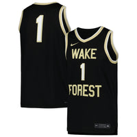 Wake Forest Demon Deacons Basketball Jersey, Black Replica Sportswear Jersey Shirt, Sleeveless Athletic Tank Jersey, Casual Gift for Men